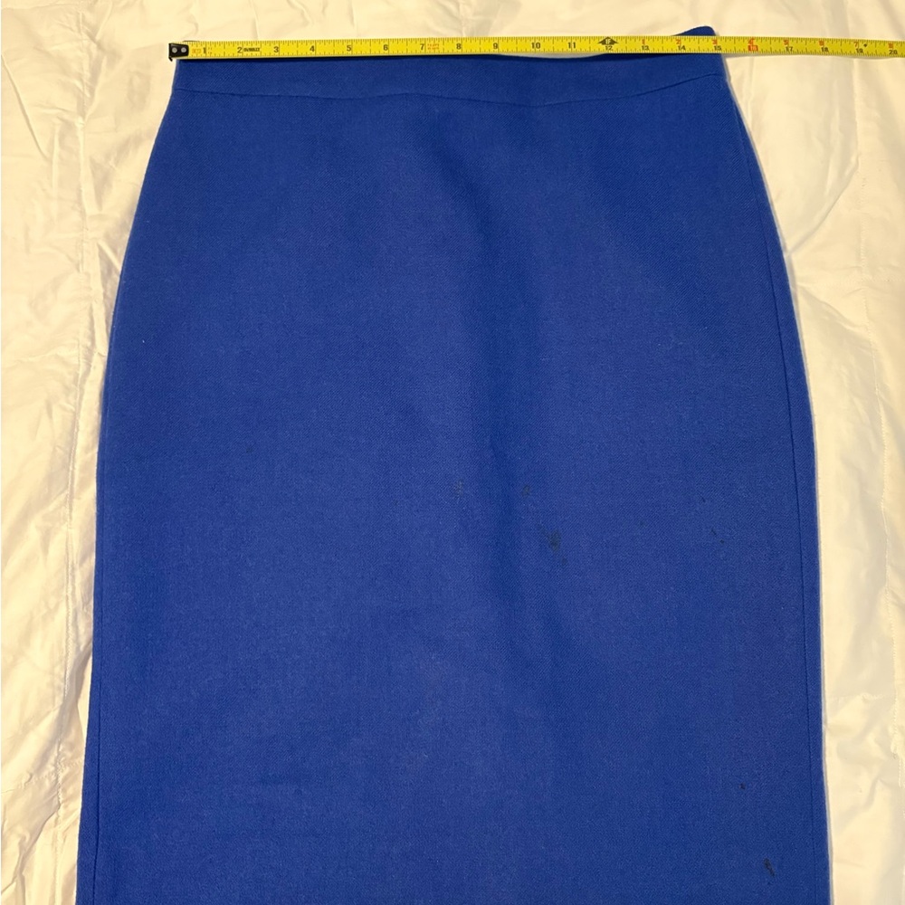 J. Crew Royal Blue Pencil Skirt